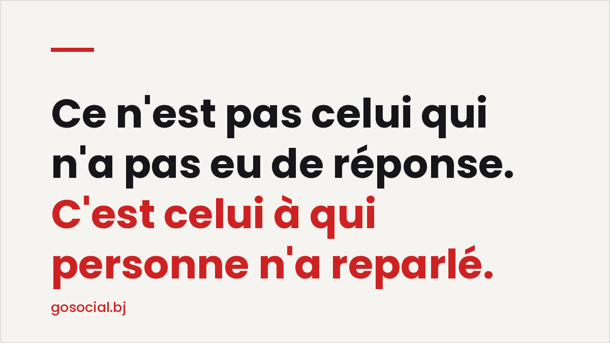 Le problème commercial le plus fréquent est le prospect à qui personne ne reparle.