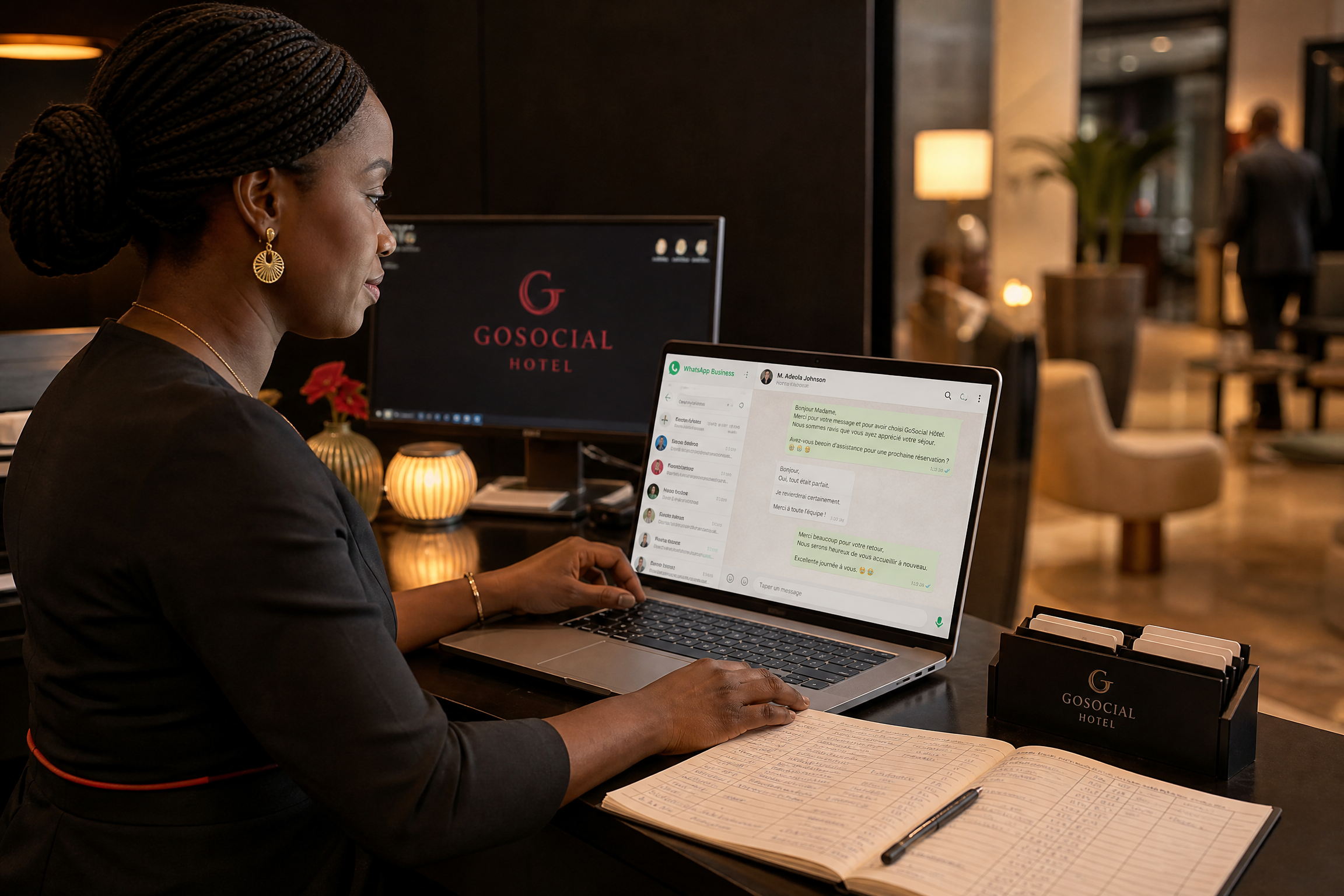 Hôtellerie à Cotonou : suivi commercial et relances structurées